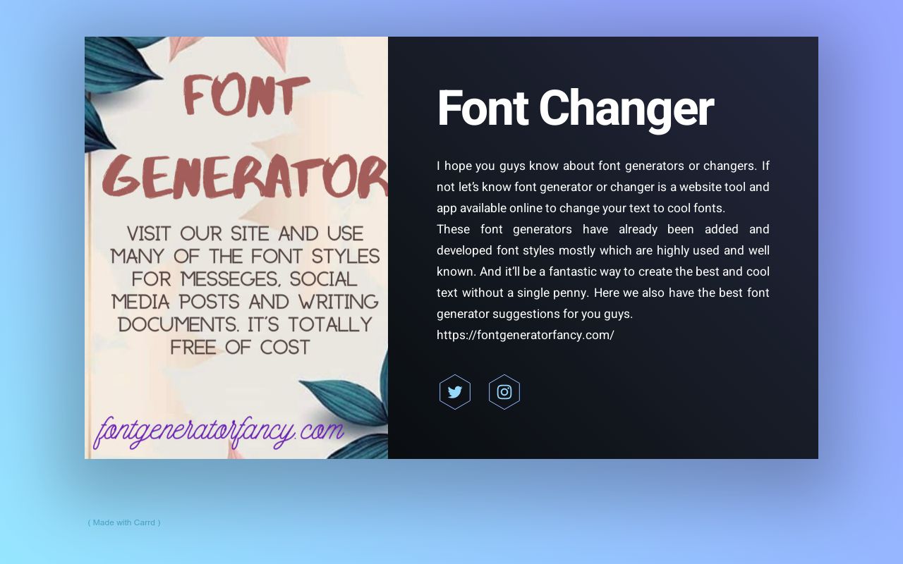Font Changer